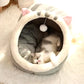 Deep Sleep Cat Bed Warm Pet Basket Cozy Cat House Kitten Lounger Cushion Cat Nesk Tent Very Soft Small Dog Mat Bag Cave Cats Bed