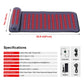 Red Light Therapy Massage Mat with 3D Neck Support & Far Infrared Heat – Professional Pain Relief for Home & Spa Use Relax