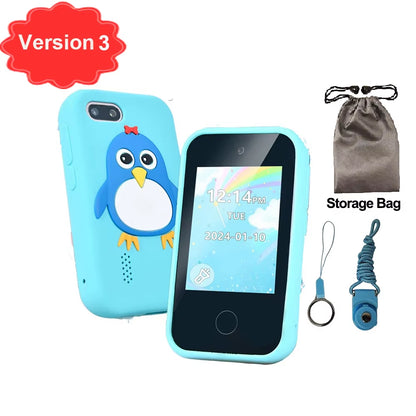 Kids Smart Phone Children Toys Mini Smart Phone Unicorn Toys Games Dual Camera Music Player Boys Girls Christmas Birthday Gifts