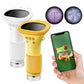 1000X Electronic Magnifier Camera 2MP Lens Pocket Microscope for Kids with 8 LED Light Children Biological Insect Coin Magnifier