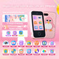 Kids Smart Phone Children Toys Mini Smart Phone Unicorn Toys Games Dual Camera Music Player Boys Girls Christmas Birthday Gifts