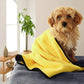 Quick-Drying Pet Dog and Cat Towels Soft Fiber Towels Water-Absorbent Bath Towel Convenient Pet Shop Cleaning Towel Pet Supplies