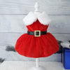 Christmas Dog Dresses for Small Dogs Clothes Summer Christmas Cosplay Cat Pet Dog Dress Fancy Princess Puppy Dress
