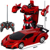1/18 Rc Transformer Car 2 in 1 Transformation Robots Models Remote Control Car Racing Toy Fighting Toy Gift Boys Birthday Toy