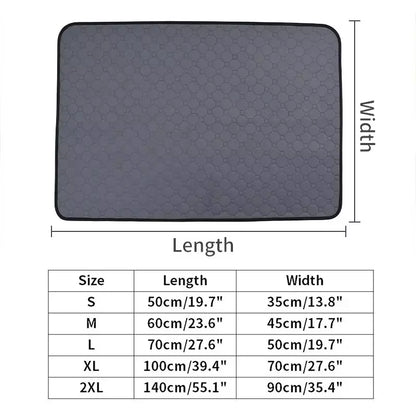 Dog Pee Pad Reusable Washable Waterproof Absorbent Pet Mat Puppy Training Pad Car Seat Cover Dog Supplies Лежанка Для Собак
