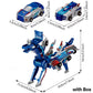 2 in 1 Magic Transformation Car Kids Transformer Toys Deformed Horse Model Magnetic Collision Deformation Car Gift