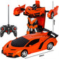 1/18 Rc Transformer Car 2 in 1 Transformation Robots Models Remote Control Car Racing Toy Fighting Toy Gift Boys Birthday Toy