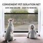 Pet Dog Fence Gate Safe Guard Safety Enclosure Folding Dog Fences Dog Gate the Ingenious Mesh Magic Pet Gate Pet Supplies