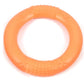 1Pc Orange Dog Toys Pet Flying Disk Training Ring Puller EVA Interactive Training Ring Puller Resistant for Dogs