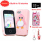 Kids Smart Phone Children Toys Mini Smart Phone Unicorn Toys Games Dual Camera Music Player Boys Girls Christmas Birthday Gifts
