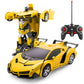 1/18 Rc Transformer Car 2 in 1 Transformation Robots Models Remote Control Car Racing Toy Fighting Toy Gift Boys Birthday Toy