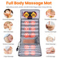 Full Body Electric Massage Cushion, Back Massage Mattress Chair Cushion with Neck Massage Pillow,With 10 Types of Vibrating Motor Timers