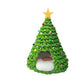 Christmas Tree Cat Nest Handmade Diy Material Package Homemade Cat Tail Wool Winter Warm Winter Closed Kennel, Handmade Cattery