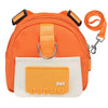 Pet Backpack with Harness Collar Outdoor Travel Portable Dog Training Treat Pouch Puppy Snack Reward Waist Bag Dogs Poop Bags